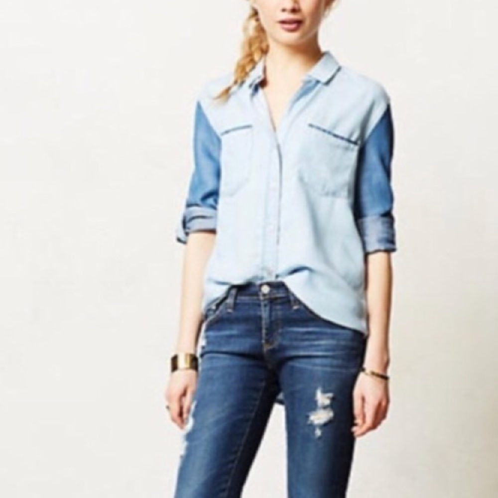 Cloth and Stone Denim Shirt